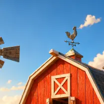 Farm Morning tile 2