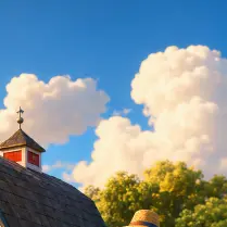 Farm Morning tile 3