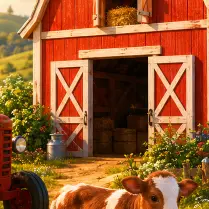 Farm Morning tile 5