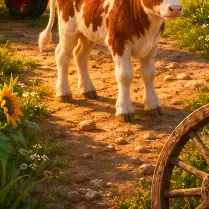 Farm Morning tile 8